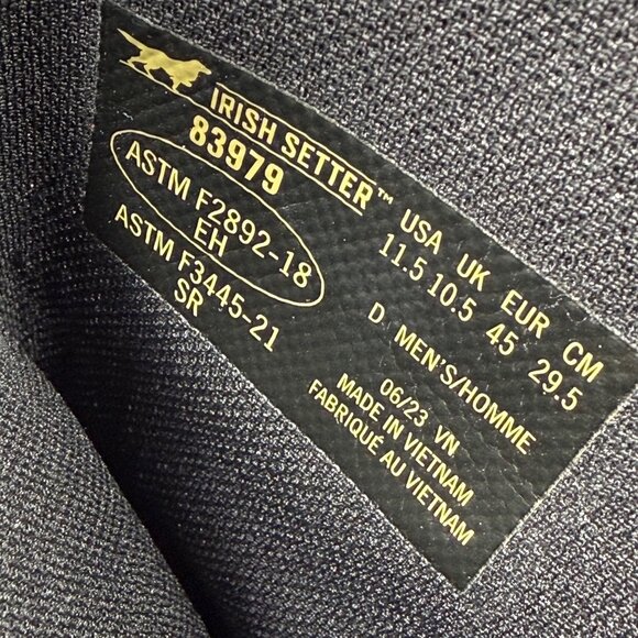 NEW Irish Setter Red Wing 83979 Kittson Soft Sq Toe Cowboy Work Boot  Mens 11.5D - Picture 7 of 10